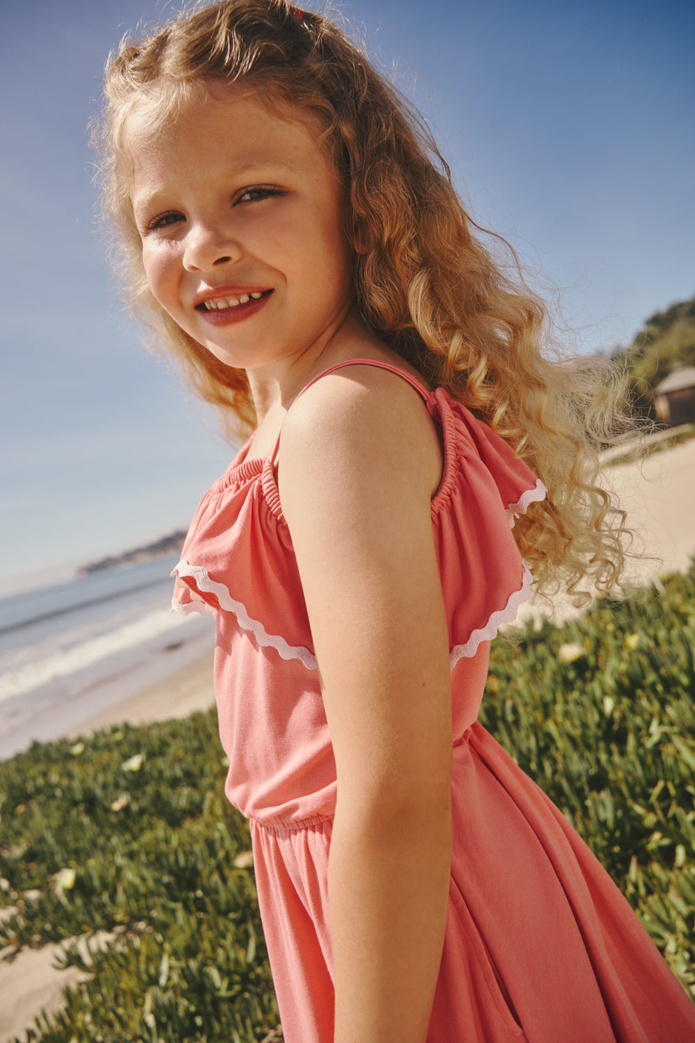Beach Coral Asymmetrical Dress 7 | Little Sleepies Beach Coral Asymmetrical Dress 7 | Little Sleepies