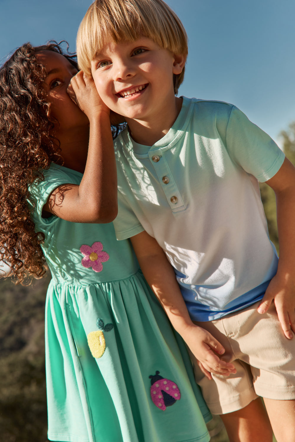 Crystal Cove Henley Tee