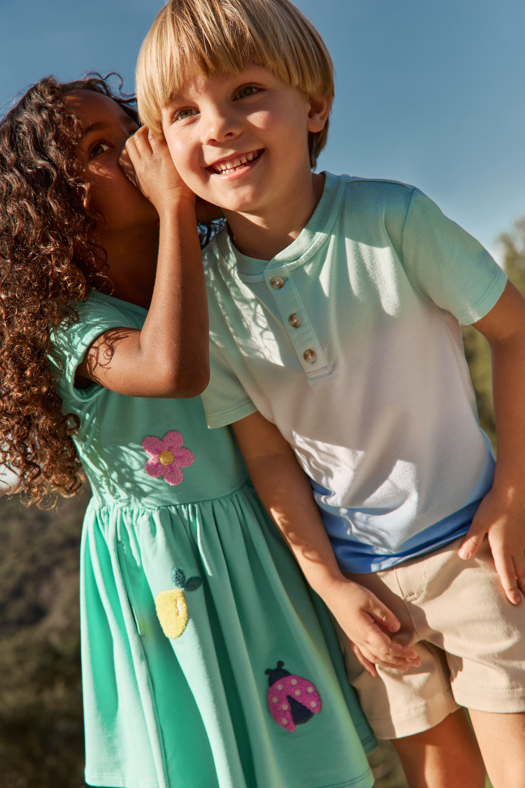 Crystal Cove Henley Tee