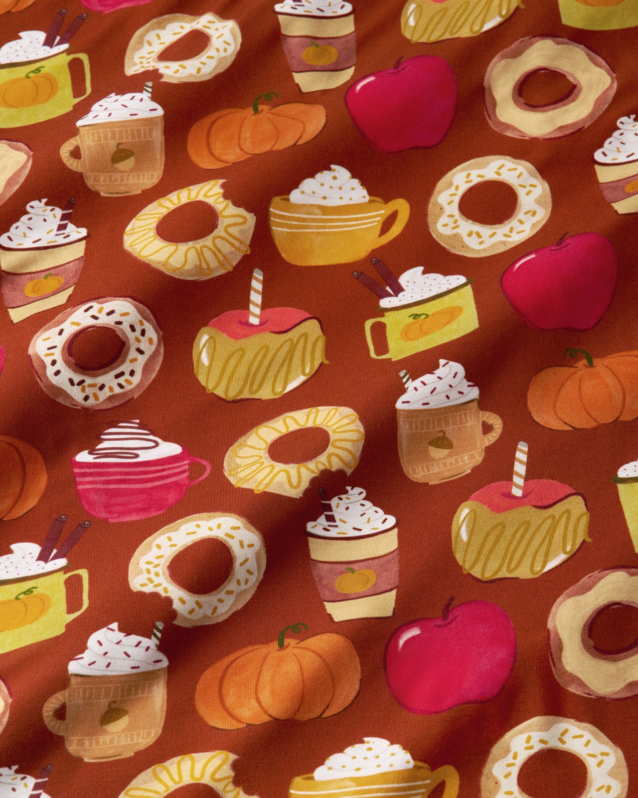 Close up of the Harvest Sweets Fabric