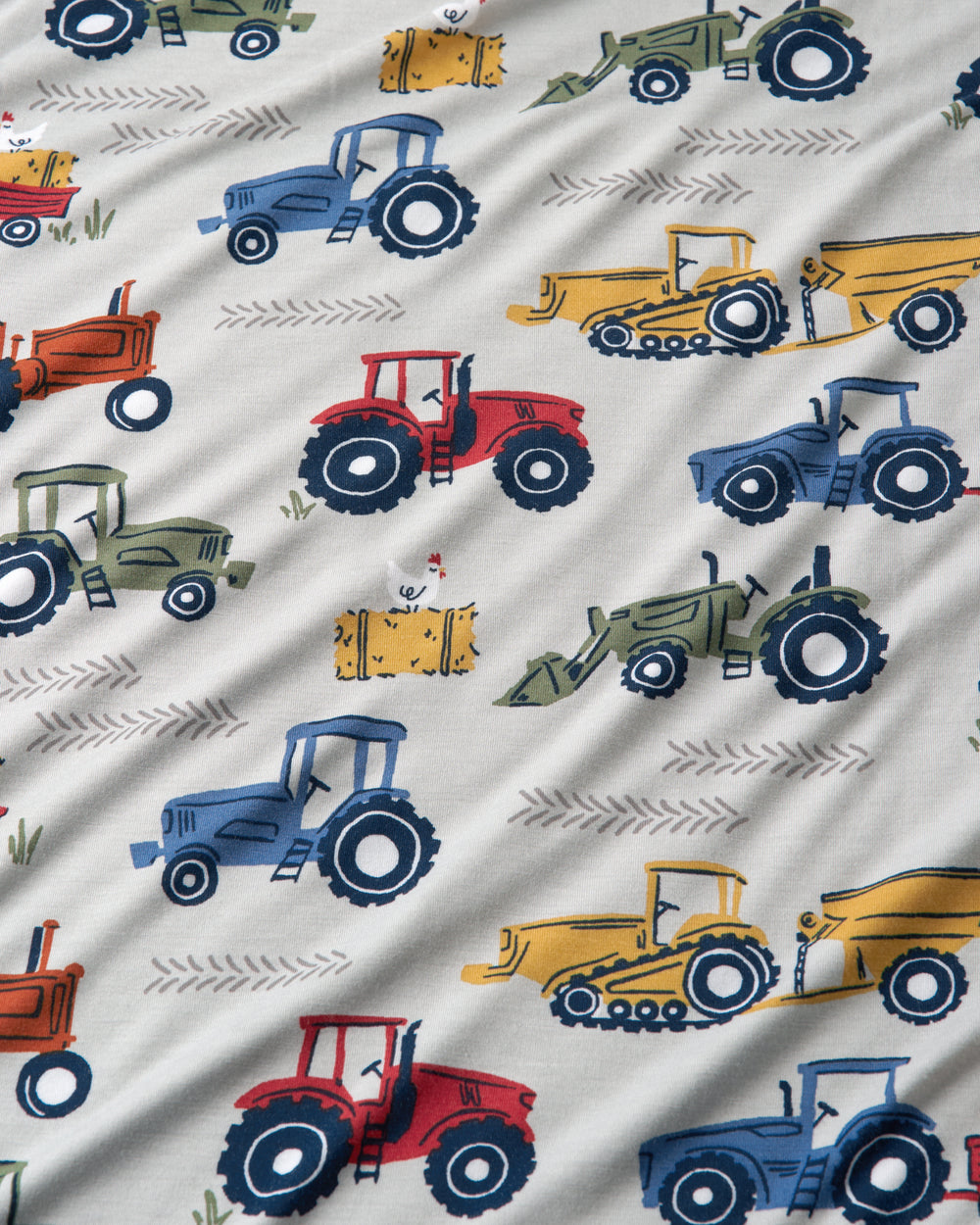 Close up of the Tractor Tales  print