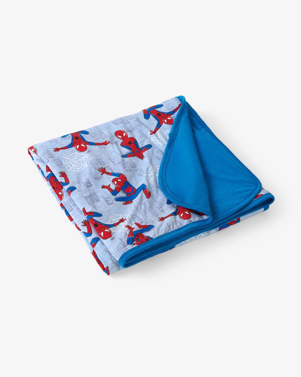 Flat lay of the Spidey Sense Large Cloud Blanket®