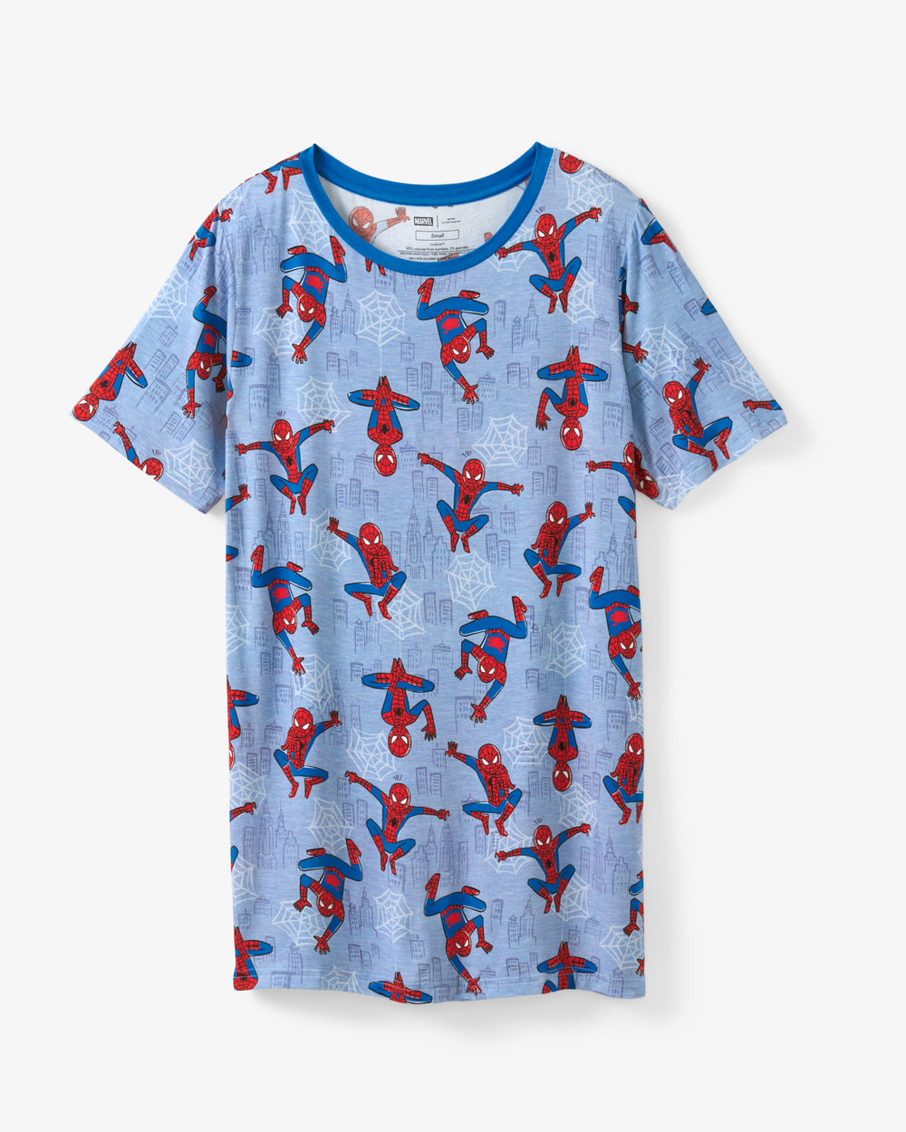 Flat lay of the Spidey Sense Men's Short Sleeve Pajama Top
