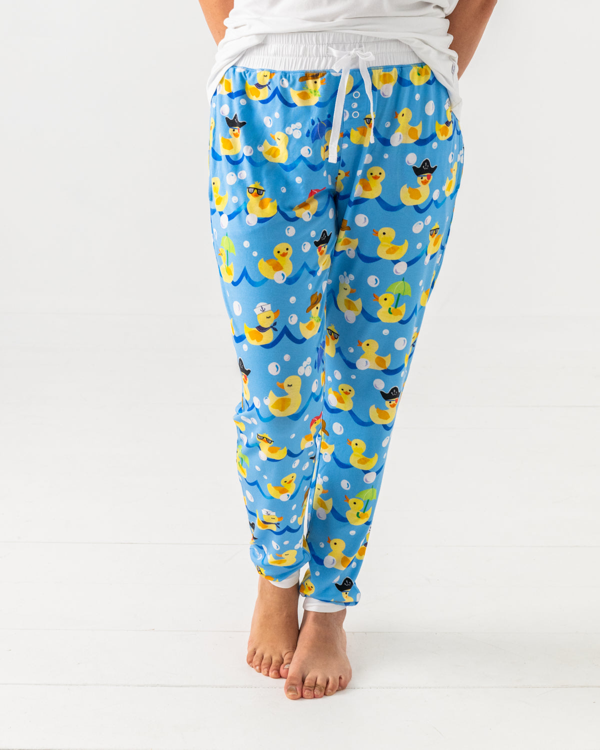 Woman wearing the Splish Splash Women's Pajama Pants
