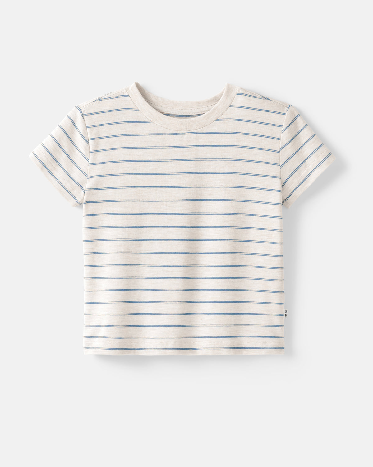 Flat lay of the Stone Stripe Short-sleeve Relaxed Tee