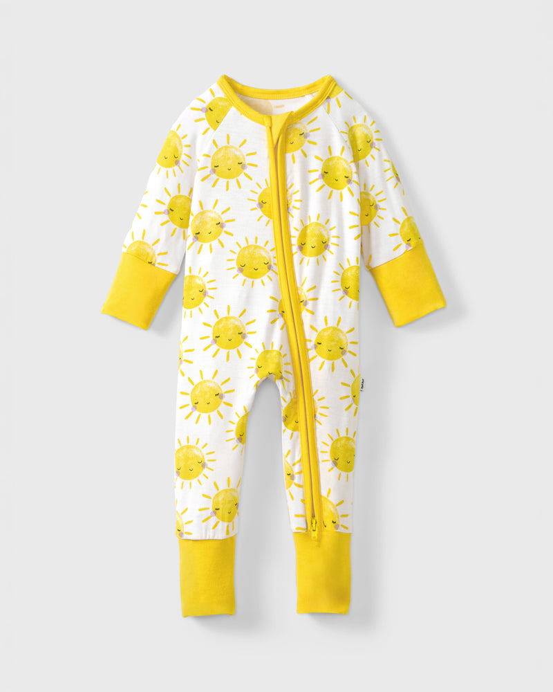 Flat lay of the Sunshine Zippy