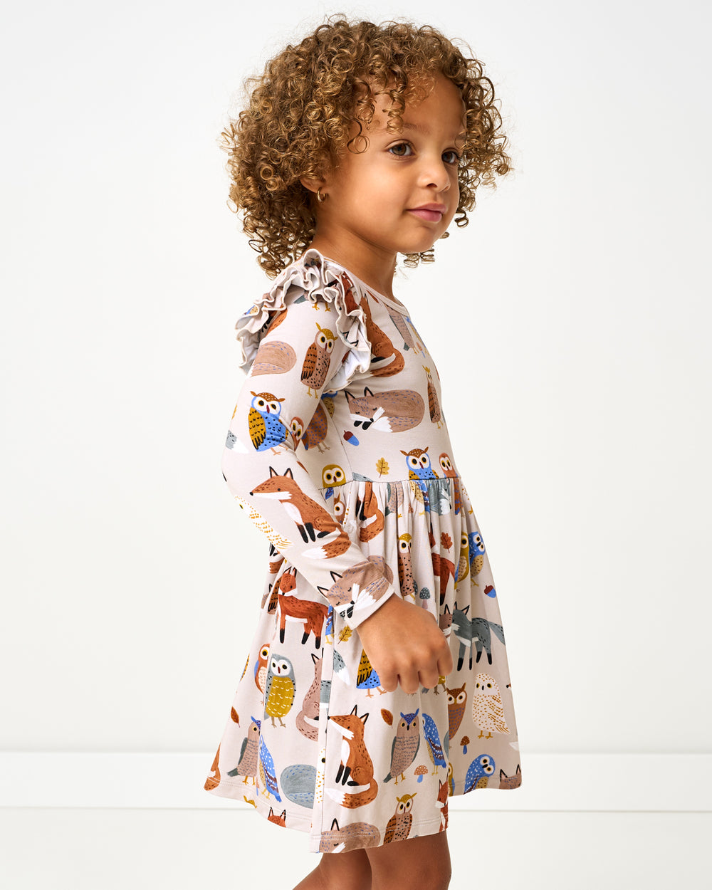 Alternate of girl wearing the Twilight Pals Flutter Skater Dress