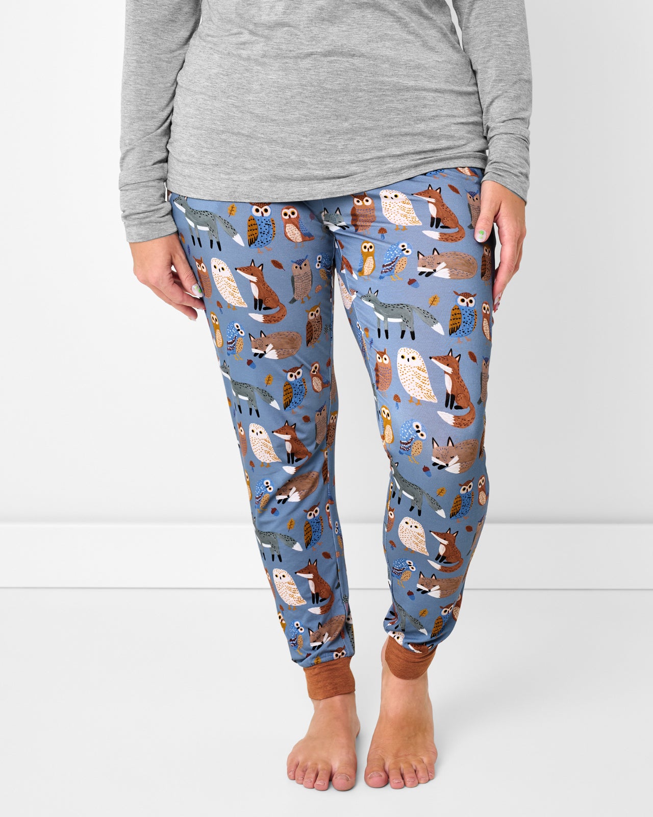 Woman wearing the Twilight Pals Women's Pajama Pants