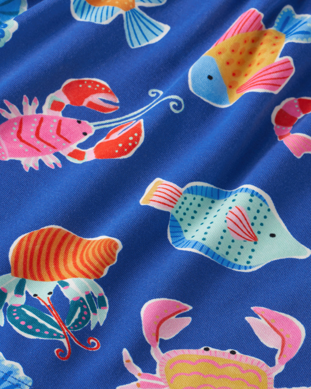 Close up of the Tidepool Party print