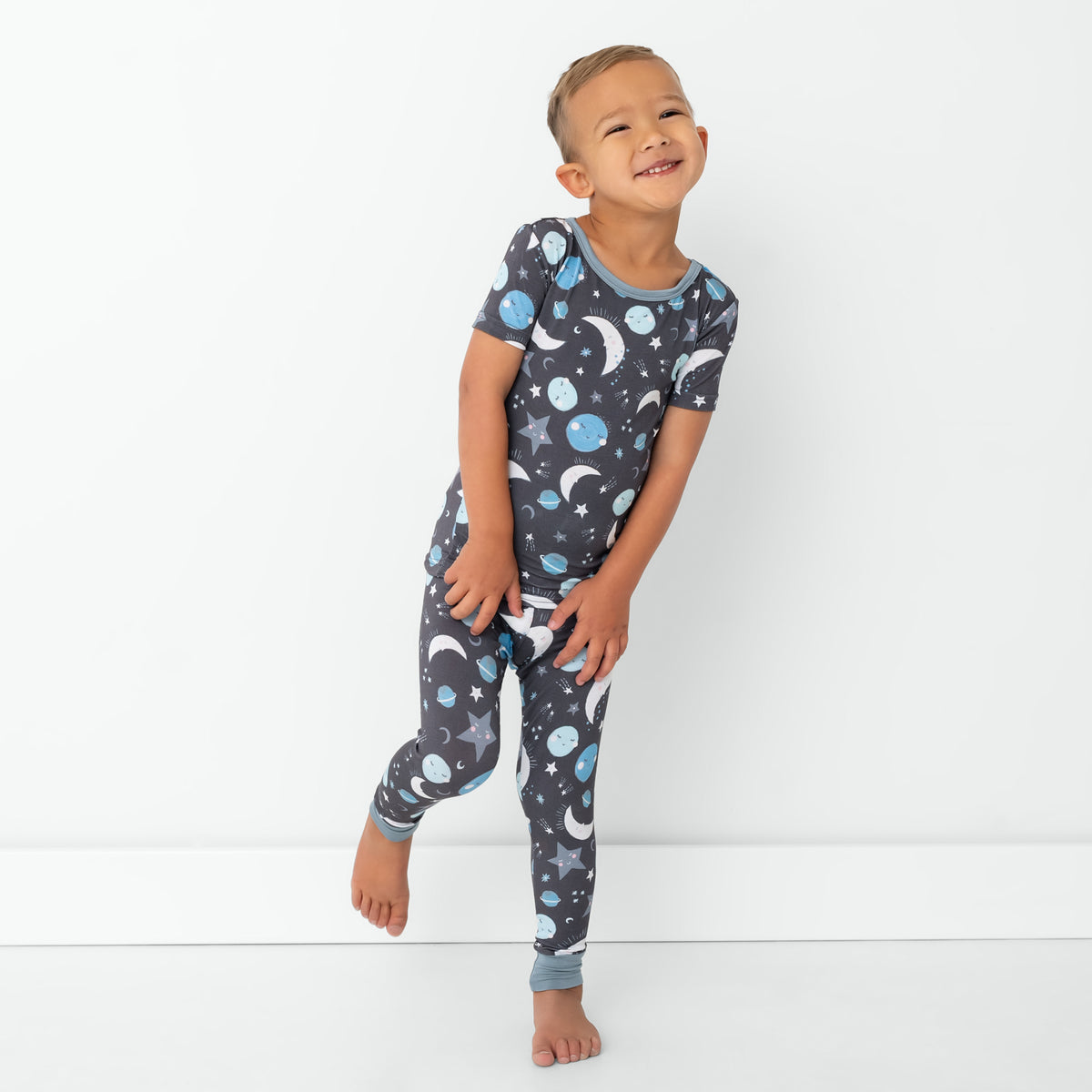 Blue And Black Surfers Pyjama Set (2 Piece) main image 0