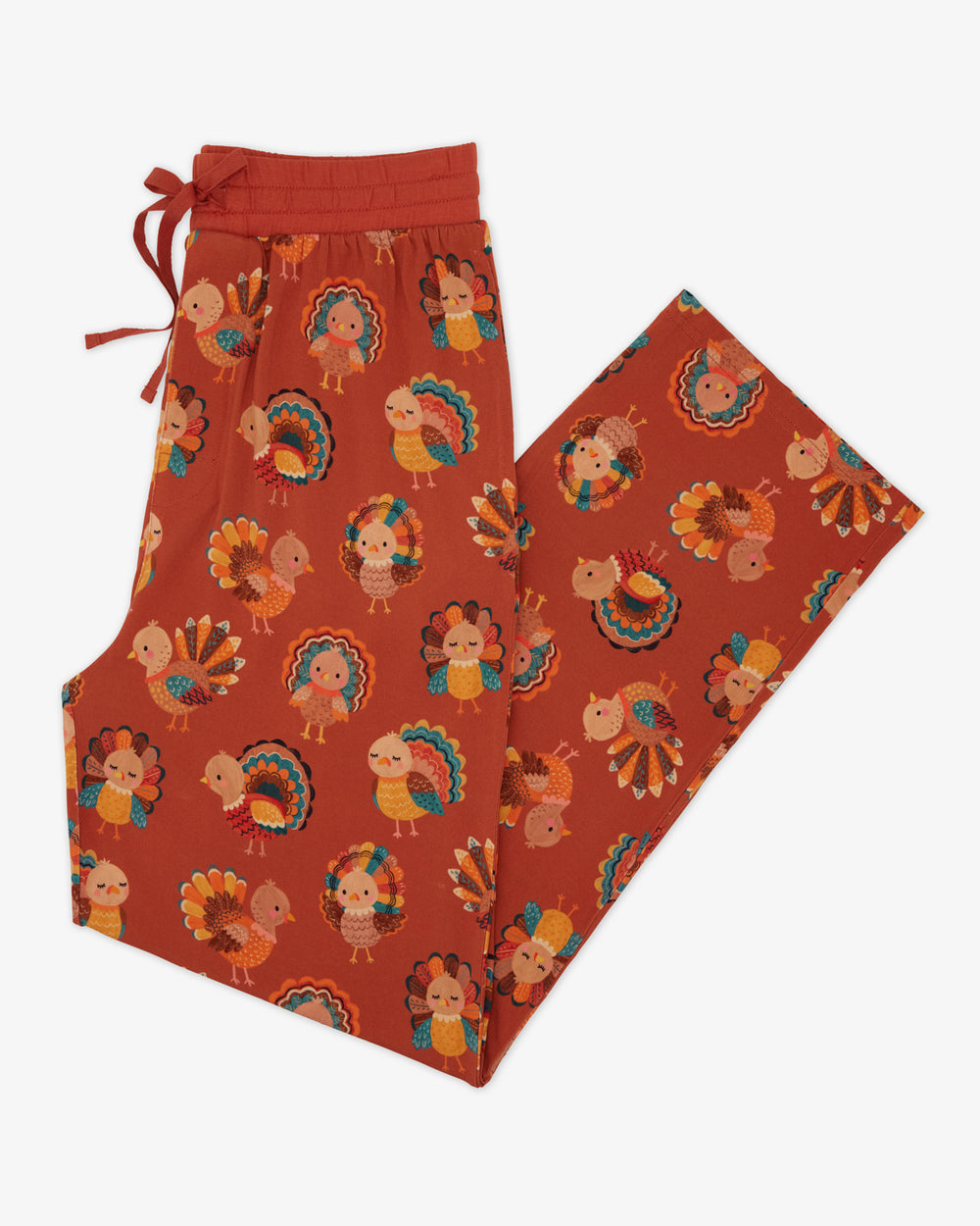 Flat lay of the Grateful Gobbles Men's Pajama Pants