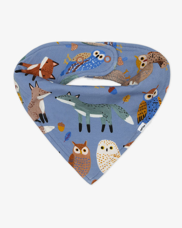 Flat lay of the Twilight Pals Bandana Bib