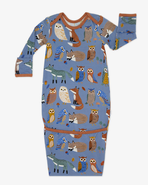 Flat lay of the Twilight Pals Infant Gown