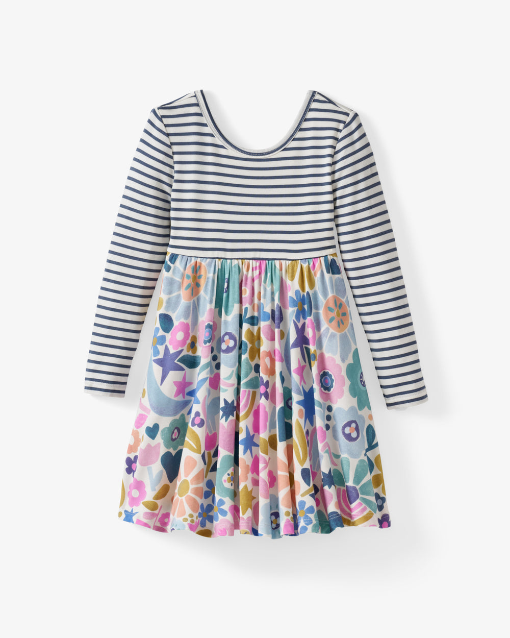 Flat lay of the Unicorn Blossoms Twirl Dress