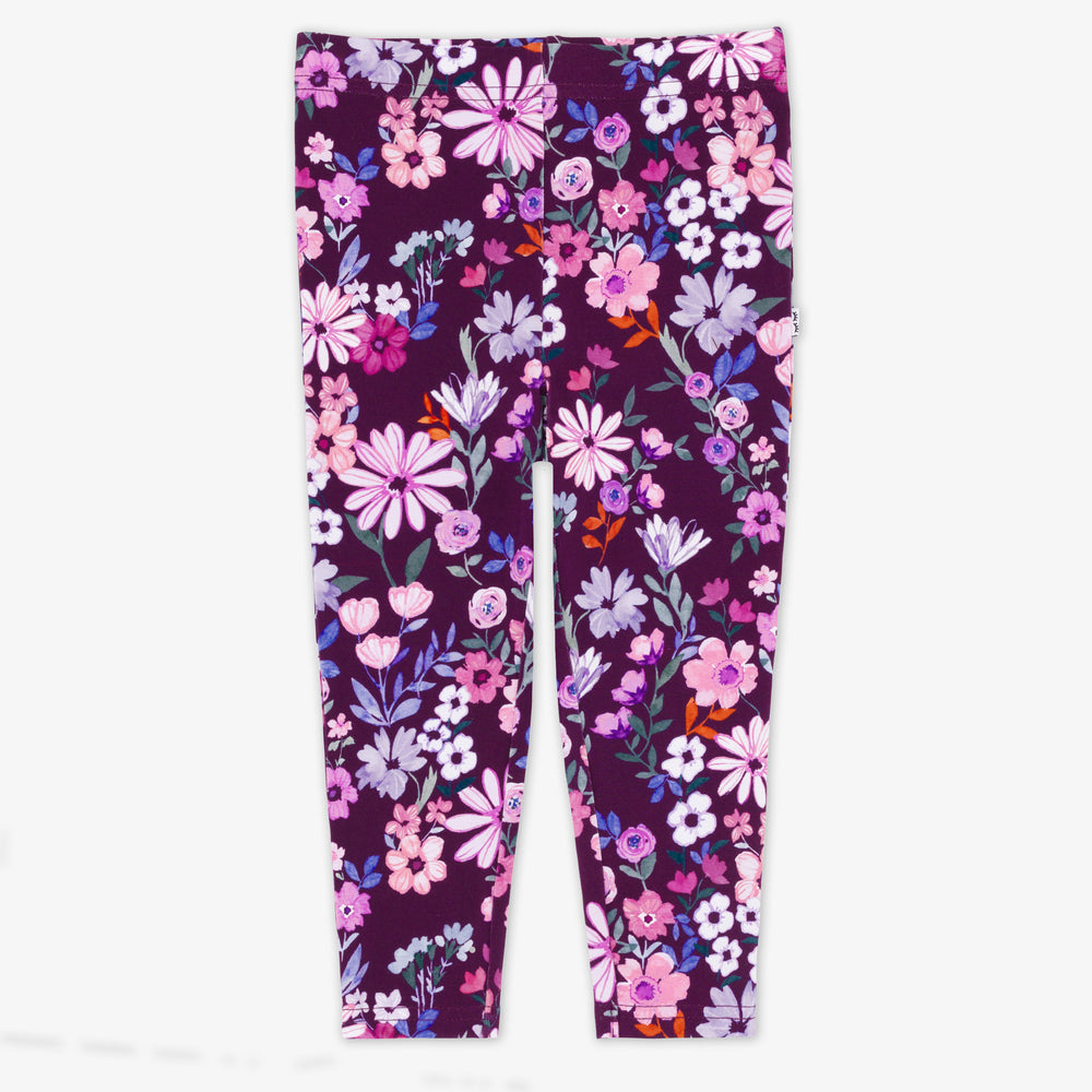 Flat lay image of the Violet Meadow Legging