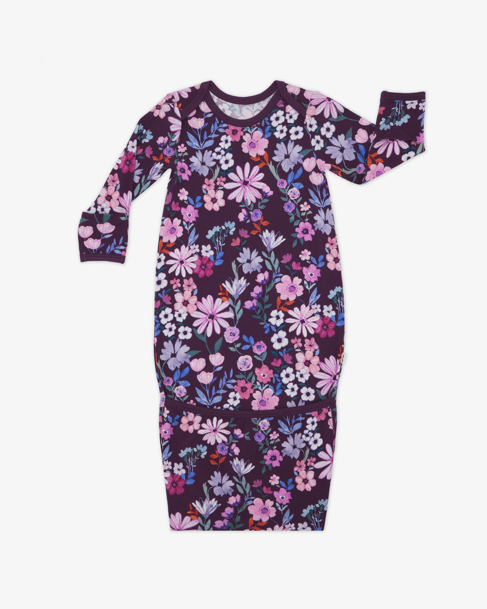Flat lay of the Violet Meadow Infant Gown