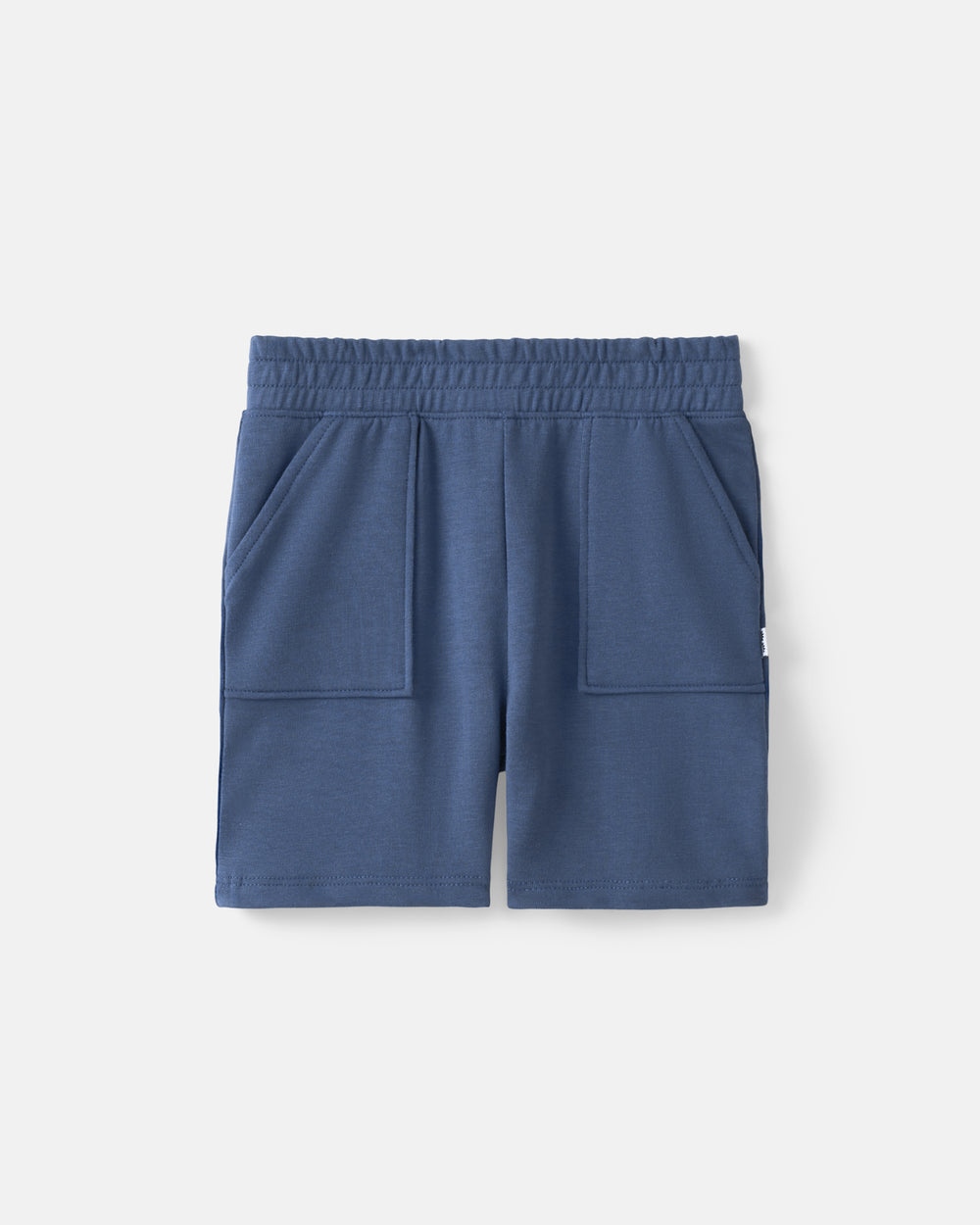 Flat lay of the Vintage Navy Shorts