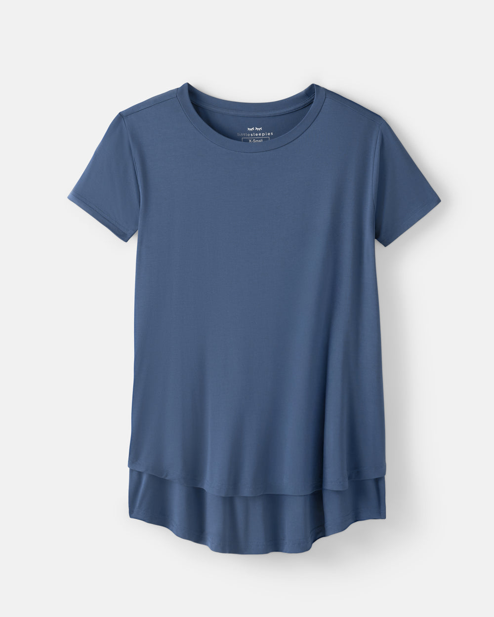 Flat lay of the Indigo Women's Nursing Top