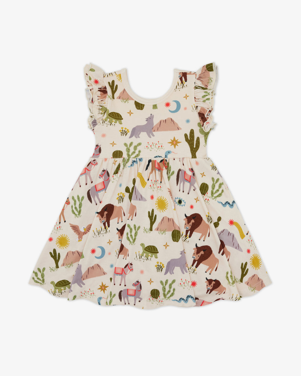 Flat lay of the Wild Frontier Flutter Twirl Dress