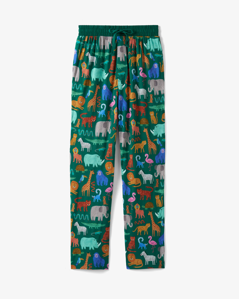 Flat lay of the Wild Zoo Men's Pajama Pants