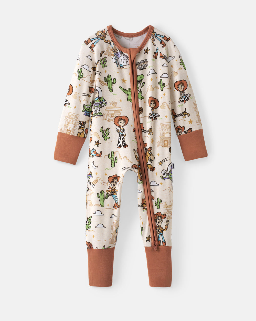 Flat lay of the Disney & Pixar Woody's Wild West Zippy