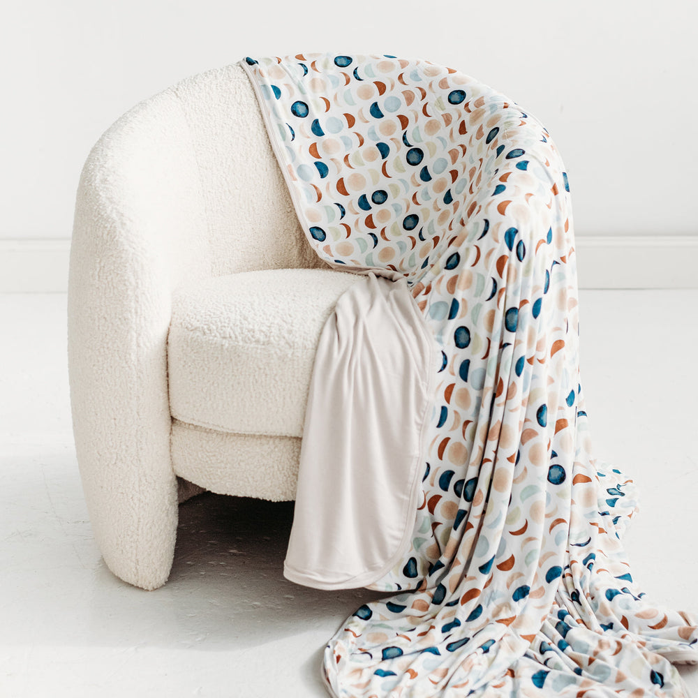 Click to see full screen - Adult Blanket - Luna Neutral Oversized Cloud Blanket