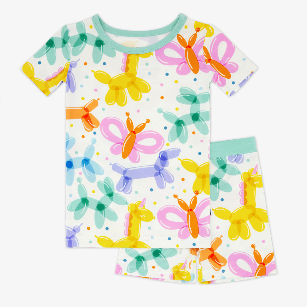 Balloon Bash Two-Piece Short Sleeve & Shorts Pajama Set