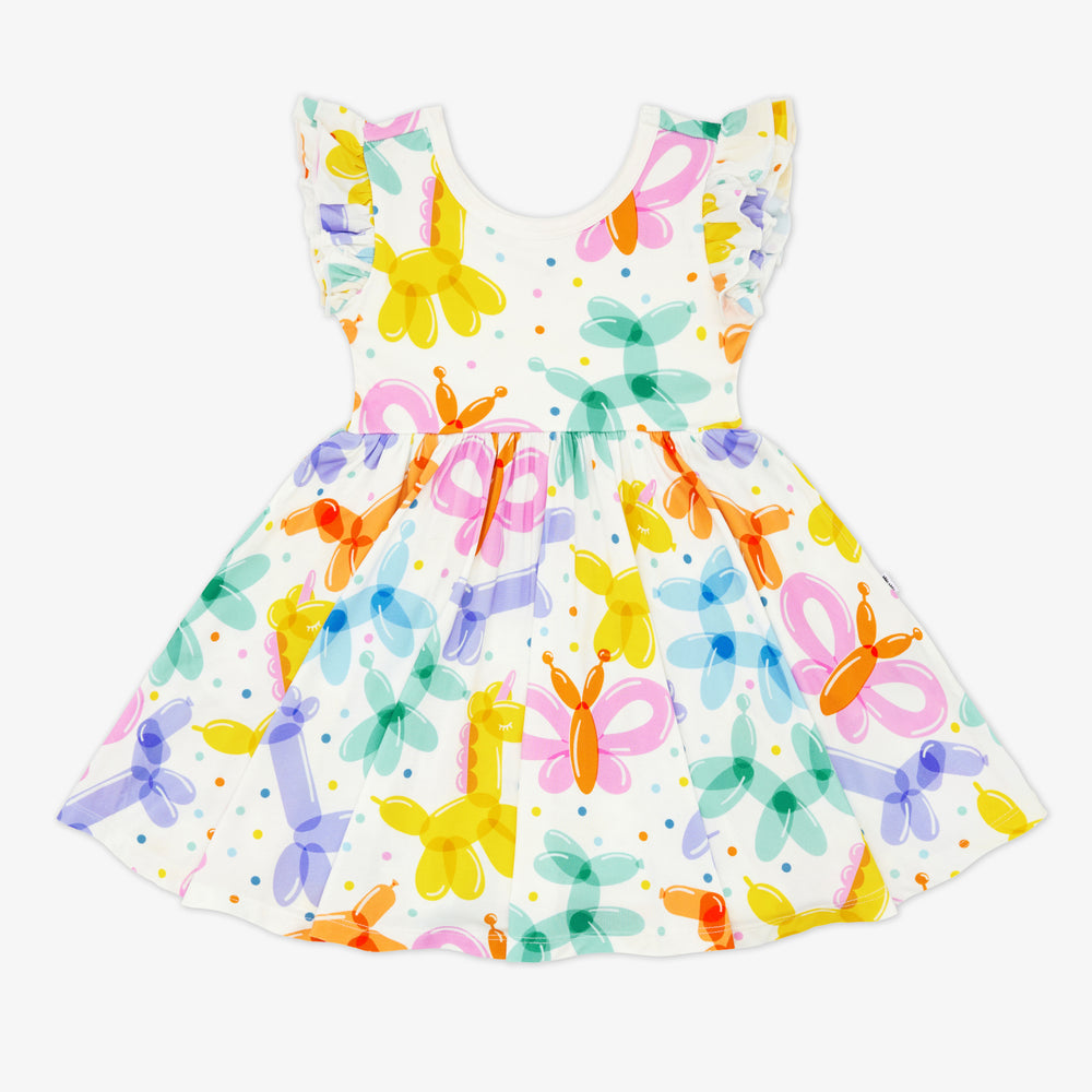 Flat lay of the Balloon Bash Flutter Twirl Dress