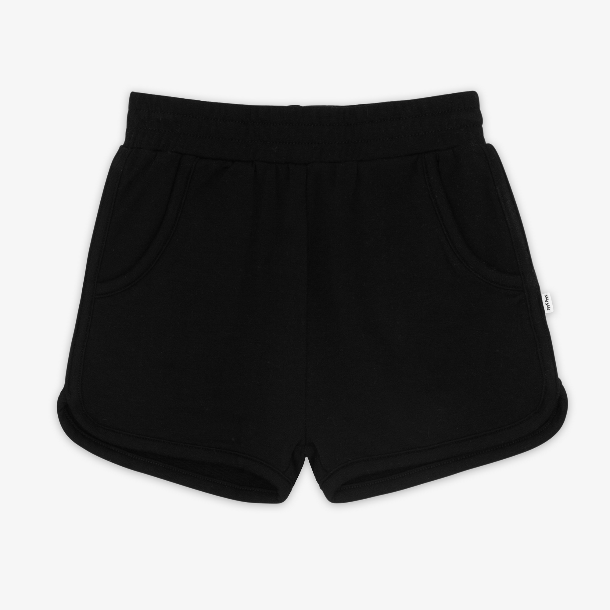 Flat lay of Black Dolphin Shorts