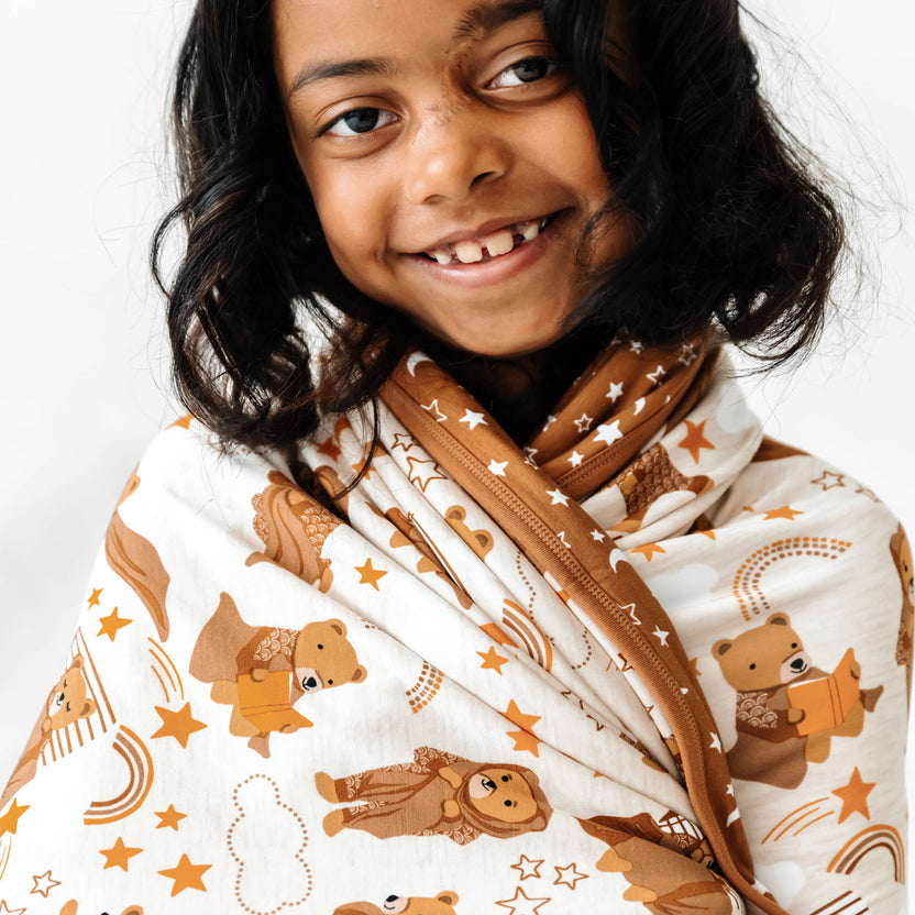 Beary Sleepy Large Cloud Blanket Little Sleepies