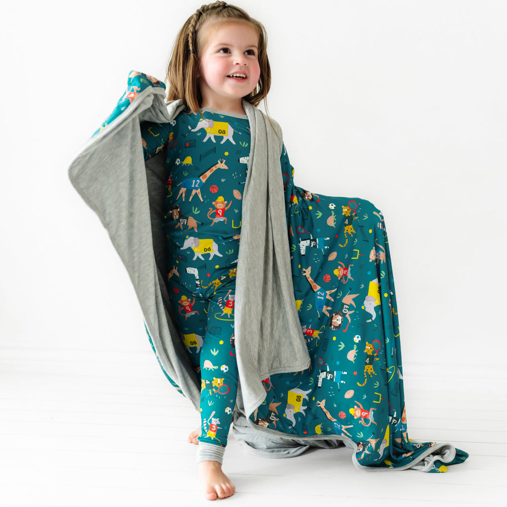 Click to see full screen - Blanket - Jungle Gym Bamboo Viscose Large Cloud Blanket