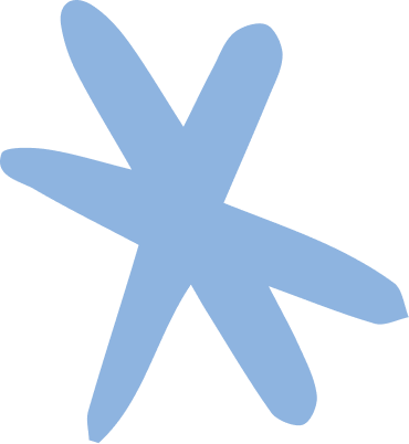 Illustration of a blue asterisk
