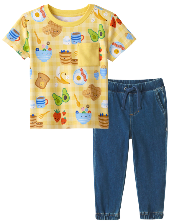 Breakfast Bunch Relaxed Pocket Tee outfit