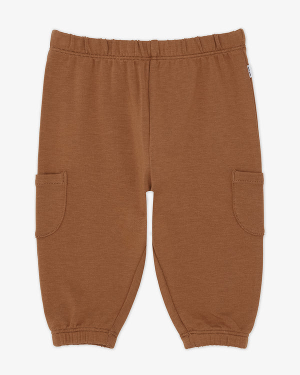 Flat lay of the Caramel Cinched Jogger