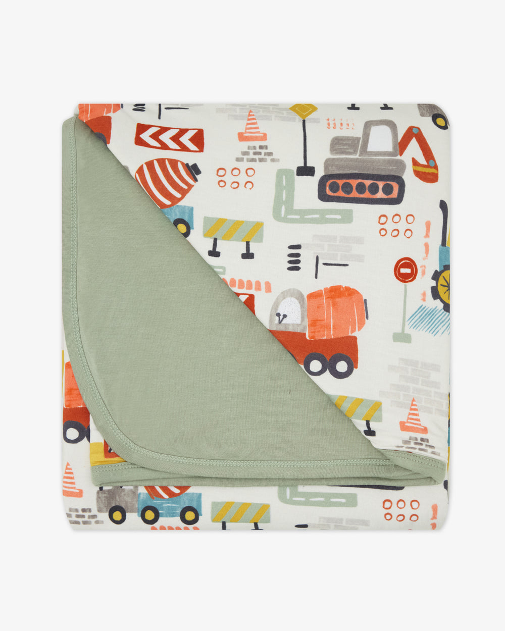 Flat lay of the Mini Builders Large Cloud Blanket®