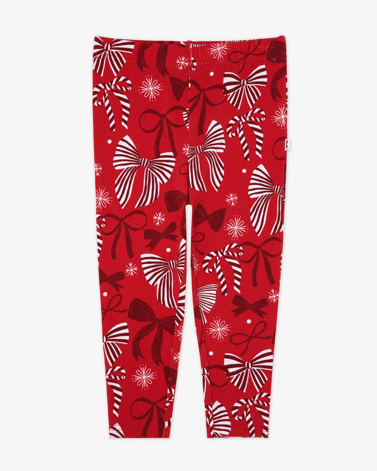 Flat lay of the Holiday Bows Legging