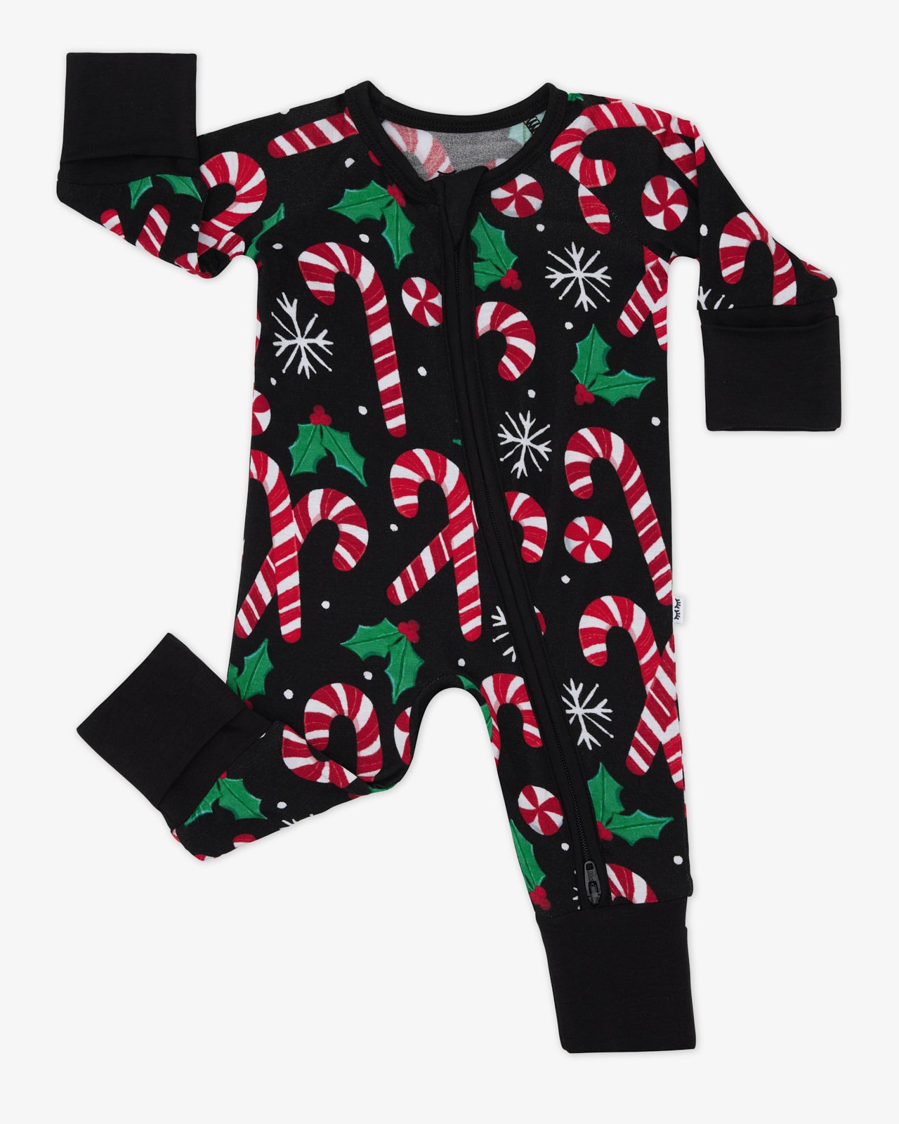 Flat lay of the Merry Mints Zippy