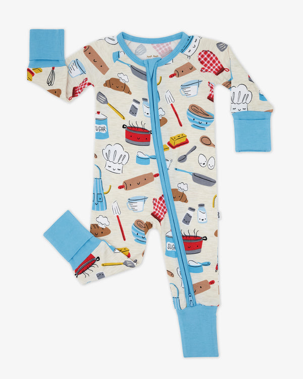 Flat lay of the Little Chef Zippy