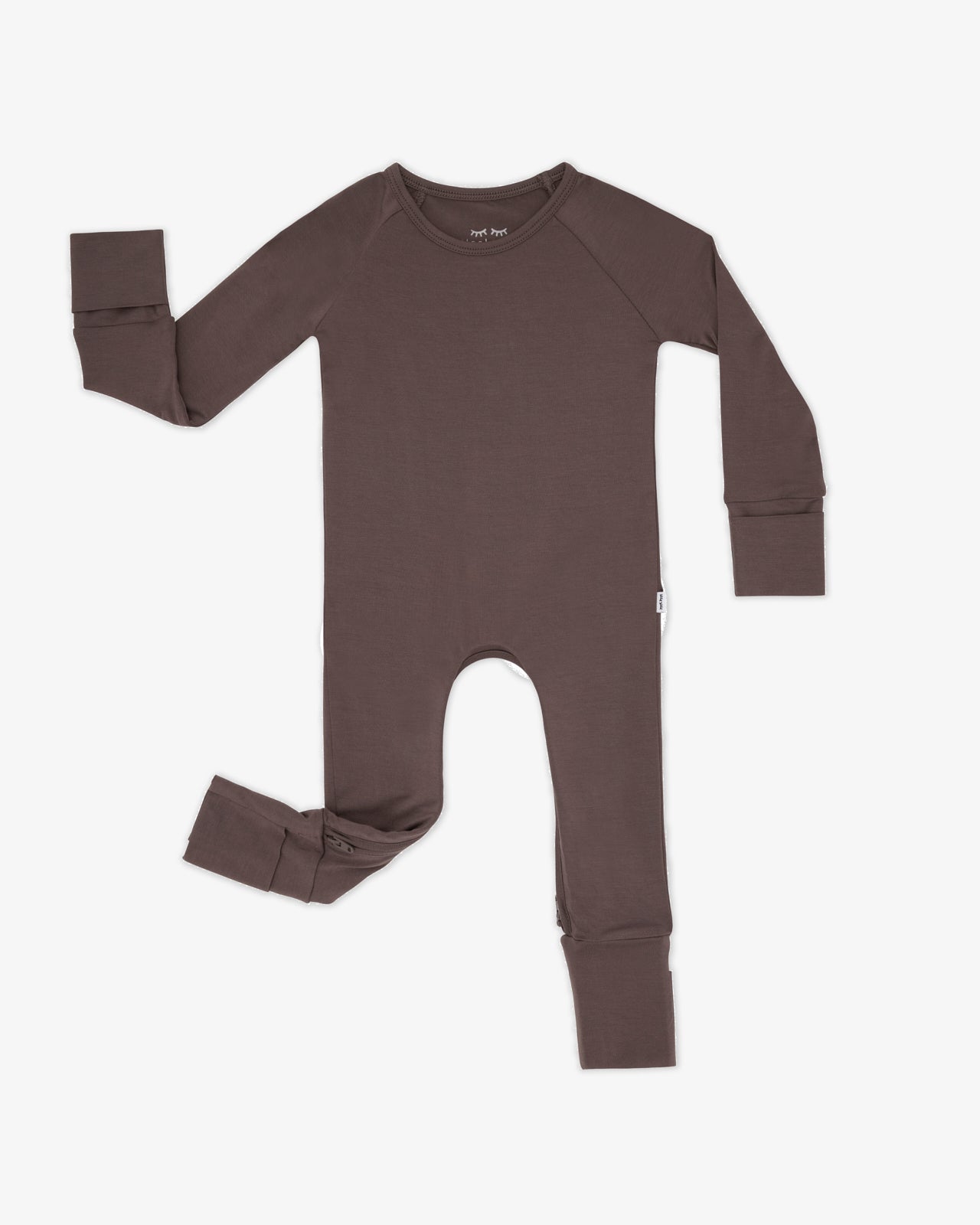 Flat lay of the Dark Chocolate Crescent Zippy