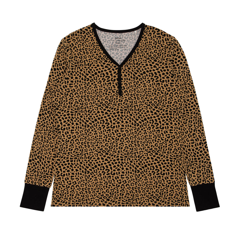 Classic Leopard Women's Pajama Top - Little Sleepies