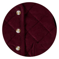 Classic Burgundy Quilted swatch