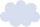 Illustration of a fluffy blue cloud