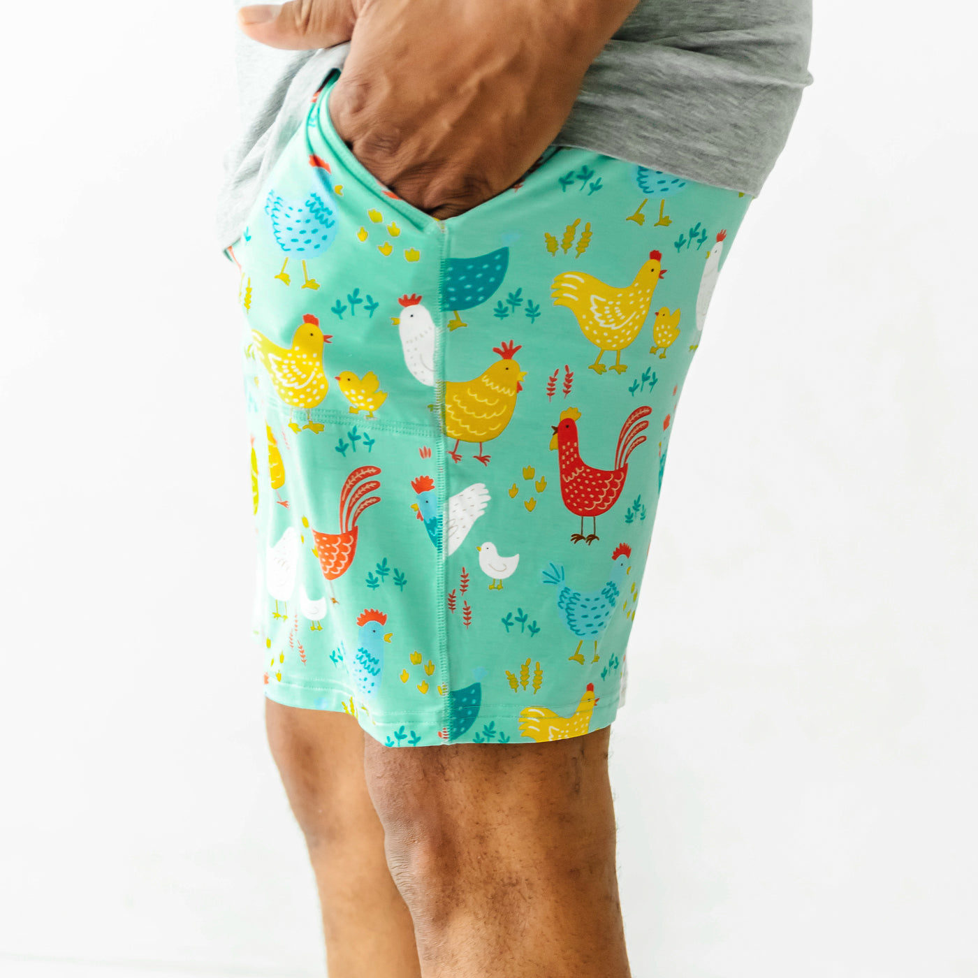 Sky Monogram Mini Pajama Shorts - Men - OBSOLETES DO NOT TOUCH