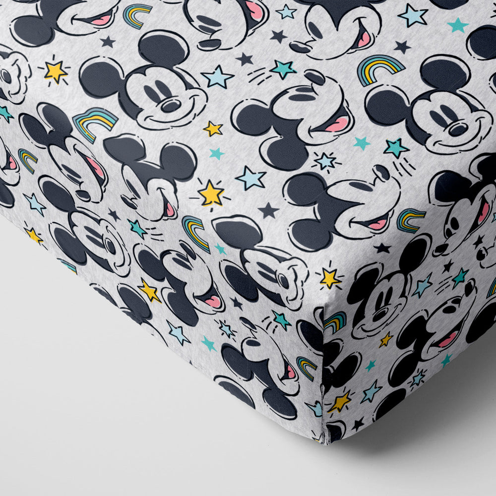 Crib Sheet - Disney Mickey Forever Fitted Crib Sheet