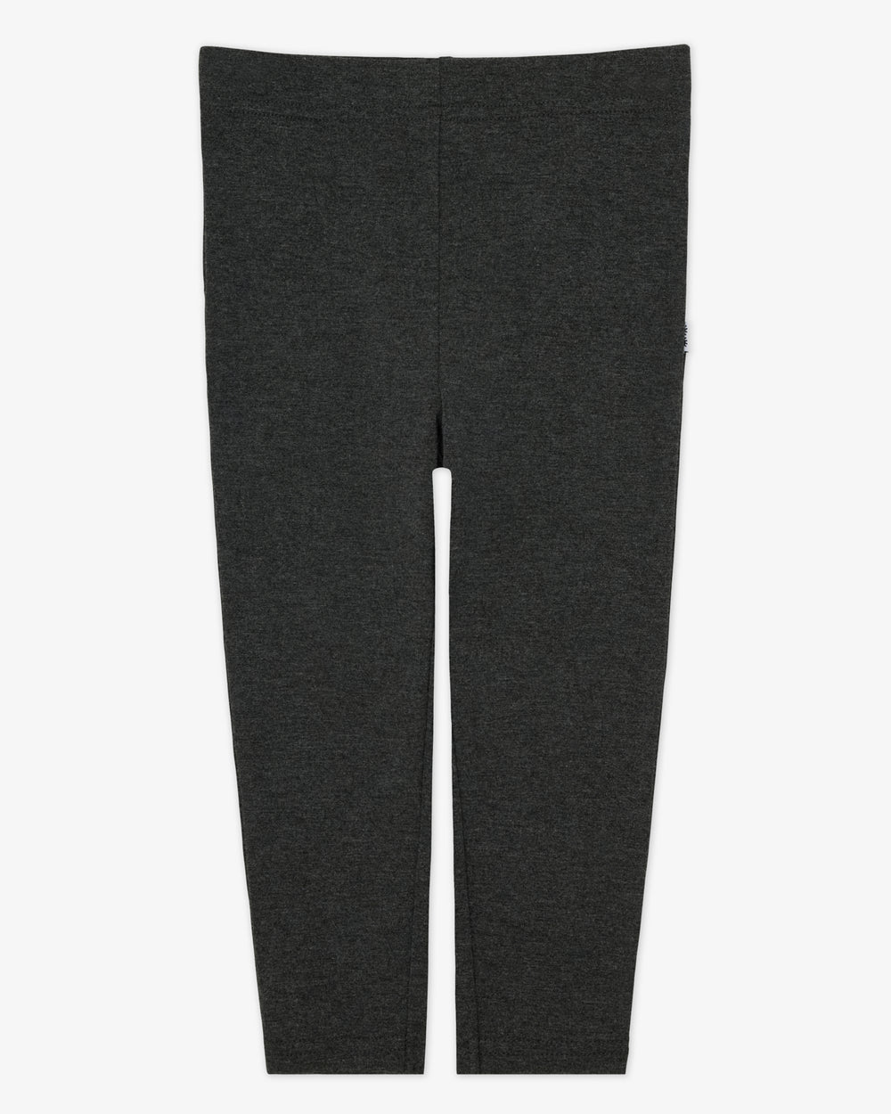 Flat lay of the Heather Black Legging