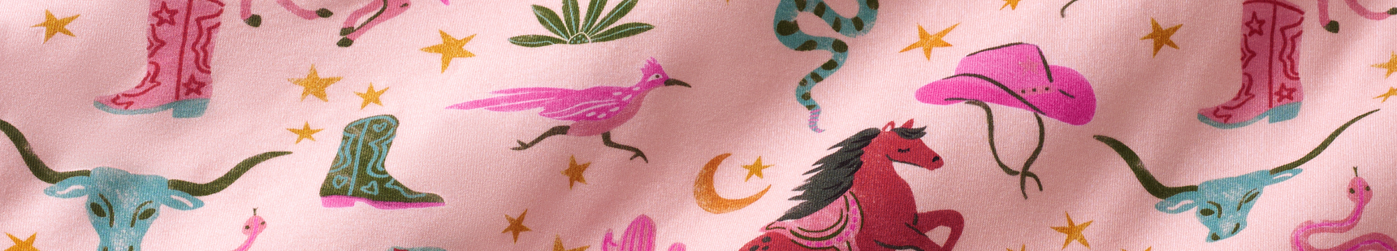Close up of Rancher Roundup print