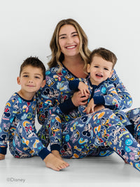 Family matching pajamas in Disney Mickey's Clubhouse featuring Mom and  children.