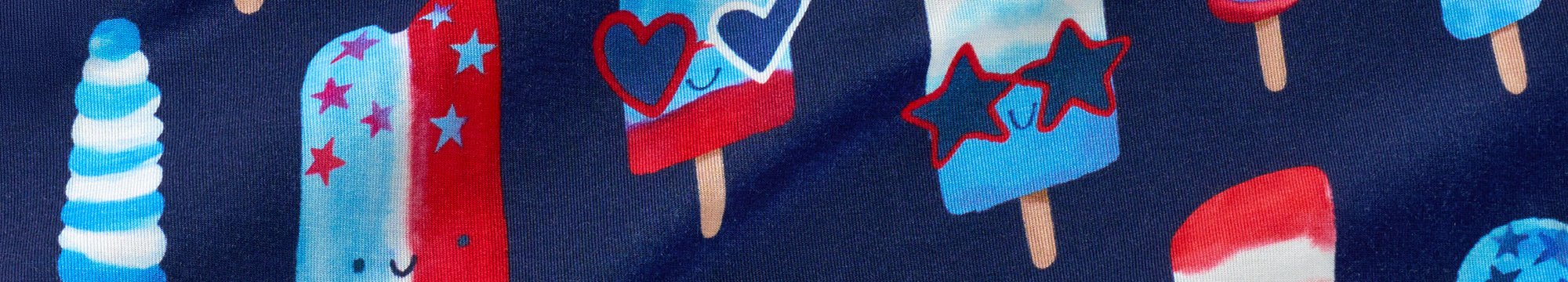 Close up of the sparkle treats fabric