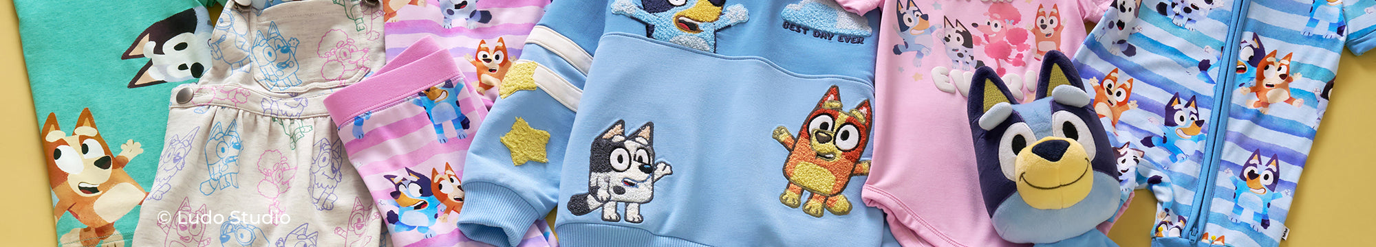 Bluey kids' pajamas and clothing