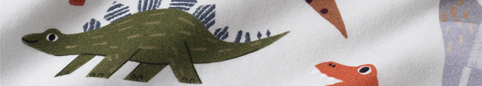 Gray Dinosaur print fabric